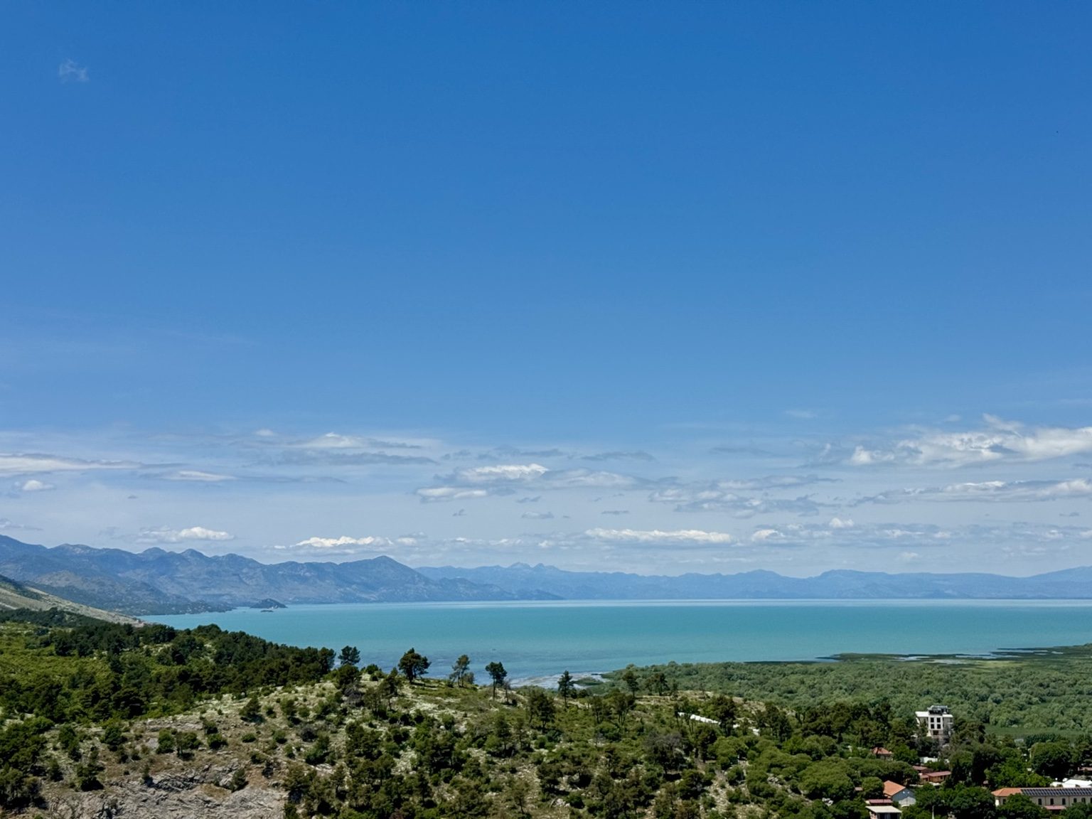 View from Rozafa Castle over the Shkodër area